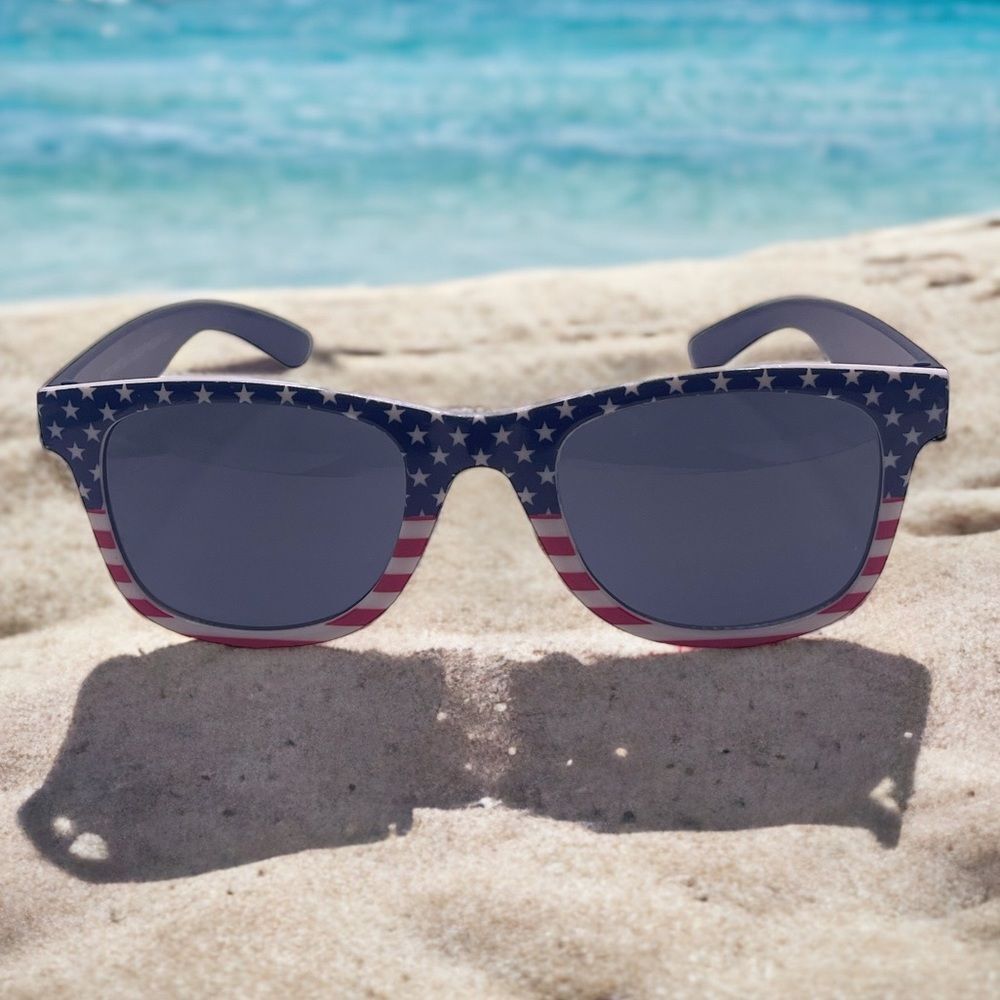 Kids Red White and Blue Sunglasses